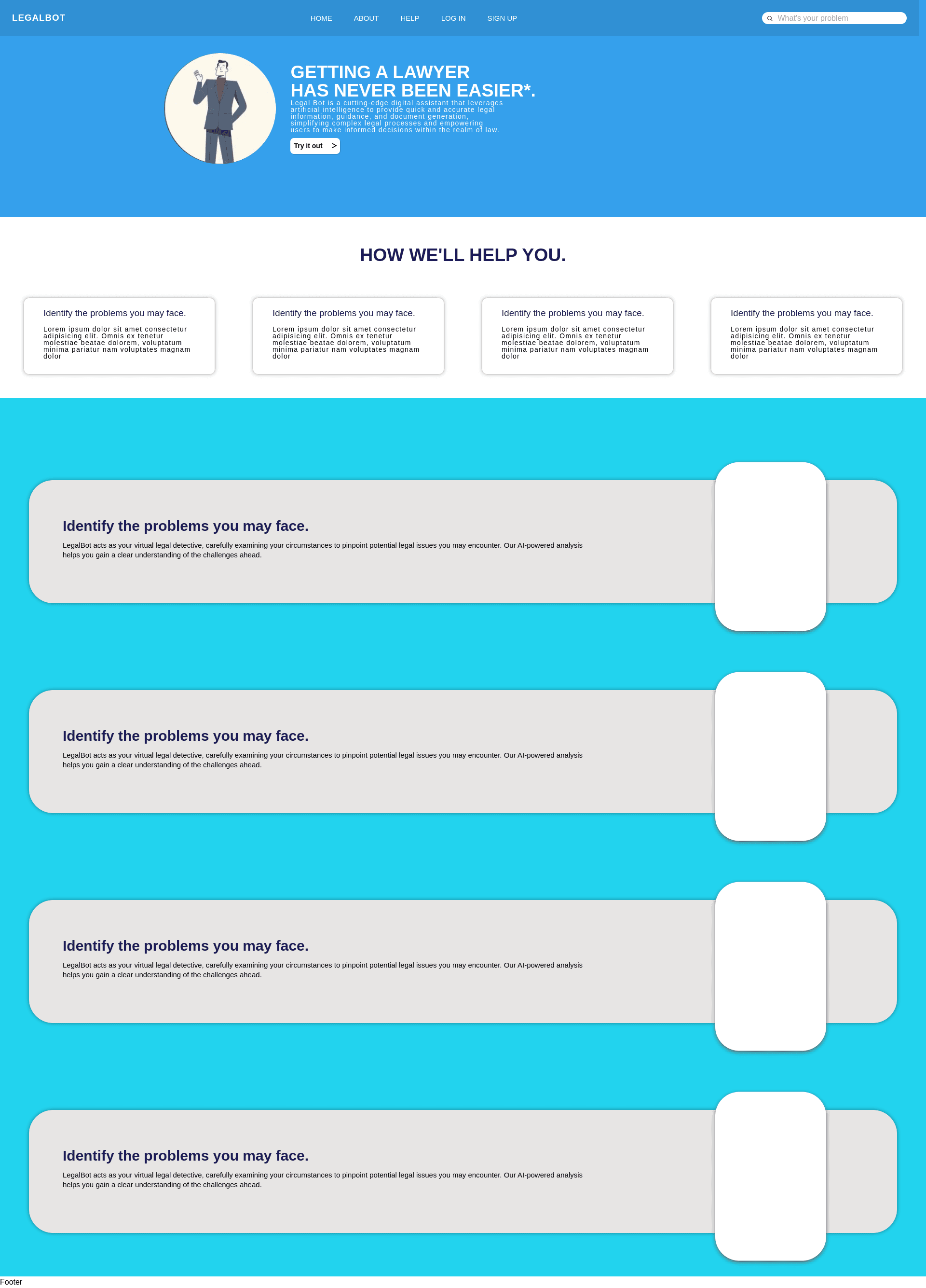 Legal bot project image